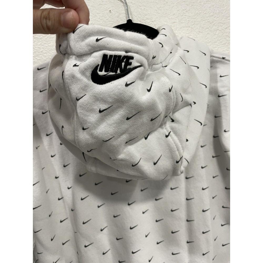 Vintage Nike Hoodie Size Medium- Black And White - Picture 3 of 3